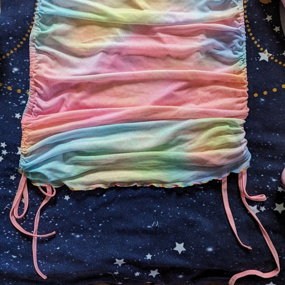 HTF Dolls Kill × My Little Pony Spreading Kindness Mesh Dress 🌈 - Picture 4 of 11